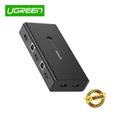 Switch Ugreen Hdmi 2 Entradas 1 Saída Comutador Kvm Preto