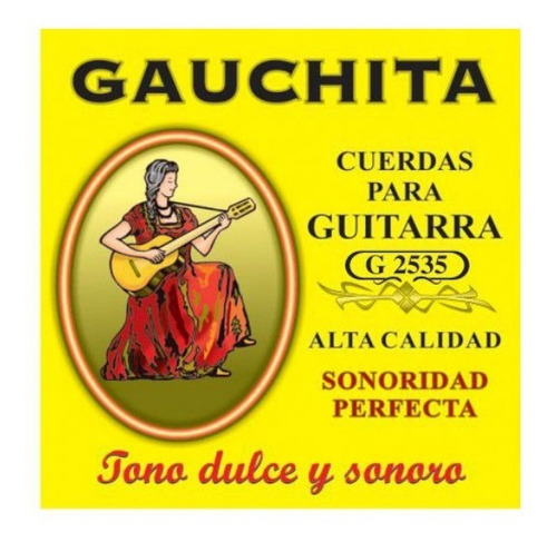 Encordado Guitarra Criolla Gauchita X20 U Martin Blust G2535