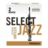 Caña Daddario Woodwinds Rrs10ssx2m Jazz Select Saxo Soprano