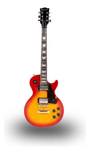 Guitarra Eléctrica Deviser L-g9, Tipo Les Paul, Alta Calidad Color Cherry Sunburst