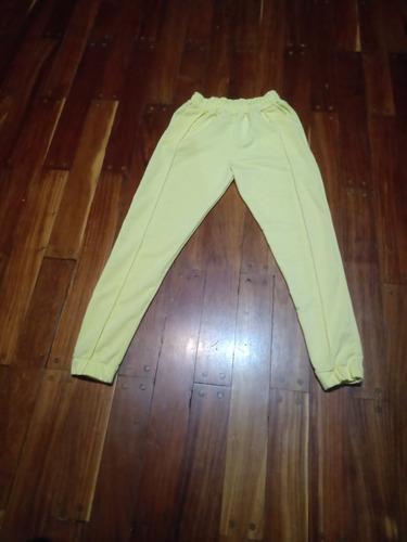 Jogging Amarillo Algodón T M Pantalón Largo 