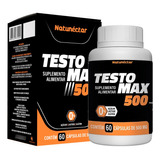 Suplemento Testomax 500 + Maca Peruana + Cafeina 60 Capsulas