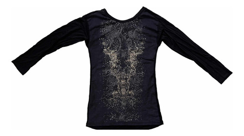 Remera Mujer Modal Mangas Largas Talle M. Impecable