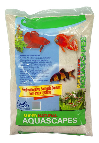 Caribsea Super Natural Aquascape Areia Branca P/ Aquario 2kg