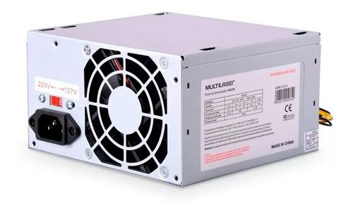 Fonte Pc 200w Real Atx, Ventoinha De 8cm, Ga224, Multilaser