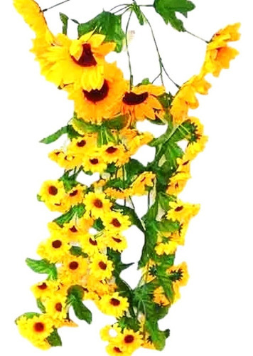 Girasol Rosas Flores Artificiales Ref 119-90 Flor Enredadera