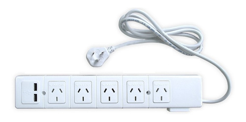 Zapatilla Multinorma Kalop 5 Tomas+ 2usb 1.5mts Pack X Un