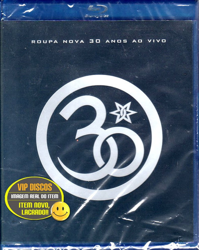 Blu Ray Roupa Nova 30 Anos Ao Vivo - Original Lacrado Raro!!