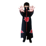 Cosplay Manto Akatsuki Pain Kunai Bandana Colar Anel A41