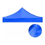 Lona Impermeable Para Toldo 2x2 Plegable Azul Engomada 600d