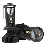 Kit De Faros H4 Turbina Ventilador With Mini Proyector N