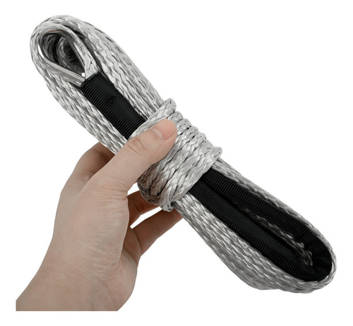 Cuerda Cable Winch Sintetica 6mm 15m 10,000lbs Motomaniaco 