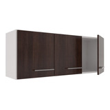 Alacena 120cm 3 Puertas Melamina C/ Estante Orlandi Cocina