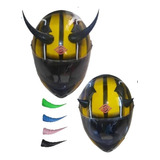 2 Pares Cuernos Para Casco Motocicleta 15 Y 4cm