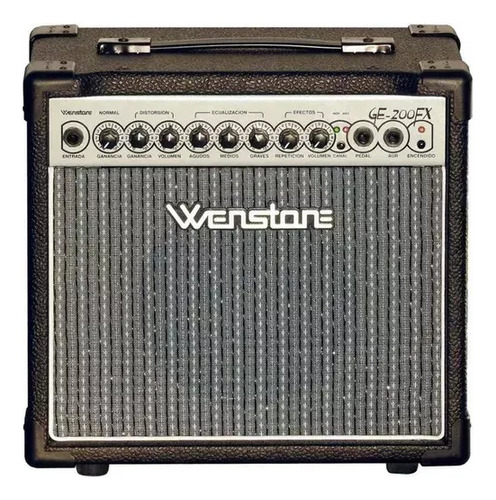 Amplificador Wenstone Negro Ge-200fx 220v