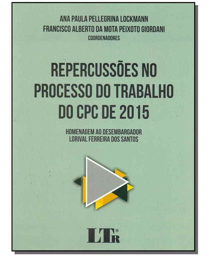 Repercussoes No Proc.trab.do Cpc De 2015 - 01ed/17