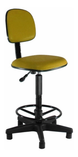 Cadeira Caixa- Alta Modelo Secretaria Corano Amarelo