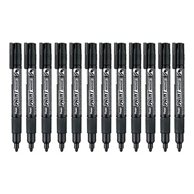 Marcador Plumon Paint Marker Pentel Mmp20 Color A Escoger Color Negro | Meses sin interés