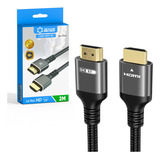 Cabo Hdmi 8k 60hz 4k 120hz Ultra Hd Gold 2.1 2 Metros