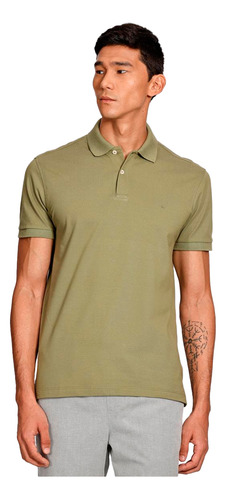 Camisa Polo Aramis Basic Piquet Ve25 Verde Oliva Masculino