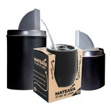 Set Equipo Mate Kit Matero Latas Yerbera Azucarera Bombilla 