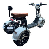 Triciclo Elétrico Citycoco Motor 4000w C/ Cesto Completo