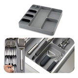 Bandeja Organizador Cubiertos Utensilio 36x37cm Cocina Cajón