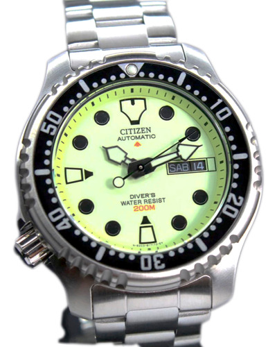 Relógio Citizen Diver Marine Automatic Natulite Ny0040-50w