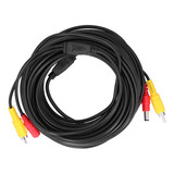 Cable Cctv Portátil 2 En 1, Cable De Alimentación De Vídeo R