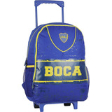 Mochila Boca Juniors Con Carrito Lic Oficial Original