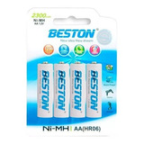 Pilas Recargables Aa 4 Unidades 2300mah Beston Hr06