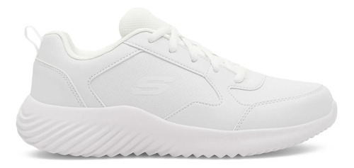 Tenis Skechers Escolar Blanco Comodo Ligero Unisex 405627