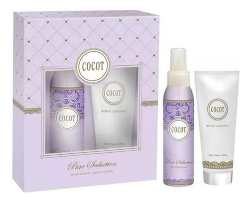 Estuche Body Splash Crema Corporal Cocot Pure Seduction