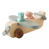 A Avião De Madeira Para Bebês, Brinquedos Educativos, Modelo