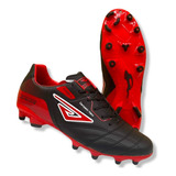 Tenis Futbol Tacos Tachones Union Negro Rojo Blanco Resisten