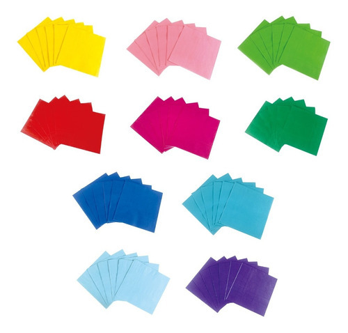 Servilletas De Papel Lisa X20 Unidades 33x33cm Colores Lisos Color Celeste