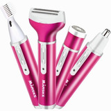 Kit Depilador Facial E Corporal 4-em-1 Usb Shaver