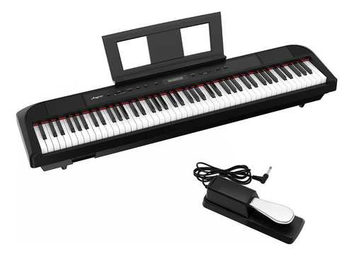 Piano Digital Ponderado Portatil De 88 Teclas Para Principia