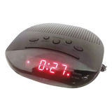 Rádio Relógio Despertador Vst-908 Am E Fm Digital Led Cor Pr