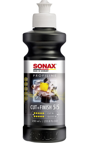 Cut + Finish 5/5 Sonax Profiline 250m Pasta Correcion Brillo