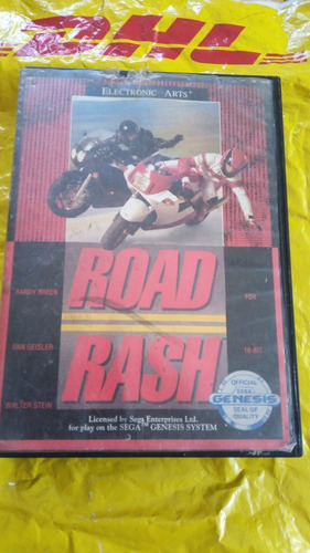 Caja Road Rash Sega Genesis 