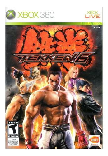 Jogo Tekken 6 Xbox 360 Desbloqueado Mídia Física