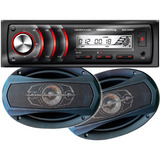 Combo Audio Car Estéreo Bluetooth + Parlante 6x9 Xline P