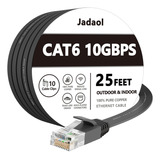 Cable Ethernet Cat 6 De 25 Pies, Exterior E Interior 10 Gbps