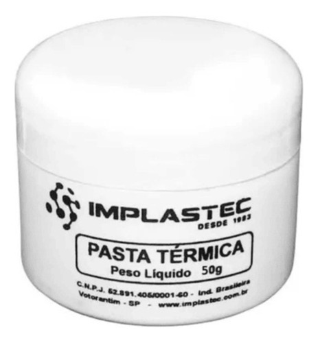 Pasta Térmica 50g Implastec Processador Cpu Modelo: Gv62 7rc