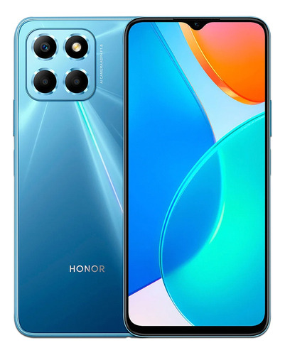 Smartphone Honor X6s: Mediatek Helio G25, Ram 4gb, Almacenamiento 128gb, Pantalla 6.5  Fhd, Wi-fi, Cámara Principal De 50mp, Android 12. Color Azul.