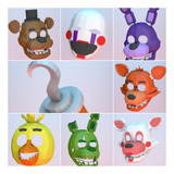 Papercraft Para Armar Mascaras Five Nights At Freddy's Fnaf 