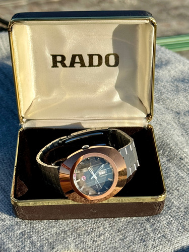 Reloj Rado Diastar Tungsteno Oro Rosa  Automatic Vintage