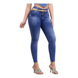 Ranset Jeans Denim Strech Oscuro Con Faja Interna