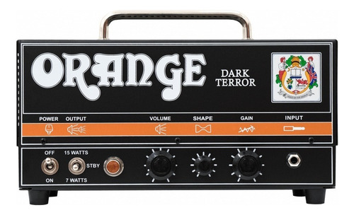 Amplificador Orange Terror Series Dark Terror Valvular Para Guitarra De 15w Color Negro 100v - 120v